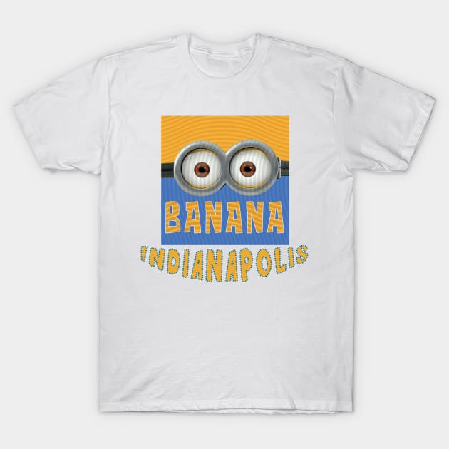 DESPICABLE MINION AMERICA INDIANAPOLIS T-Shirt by LuckYA